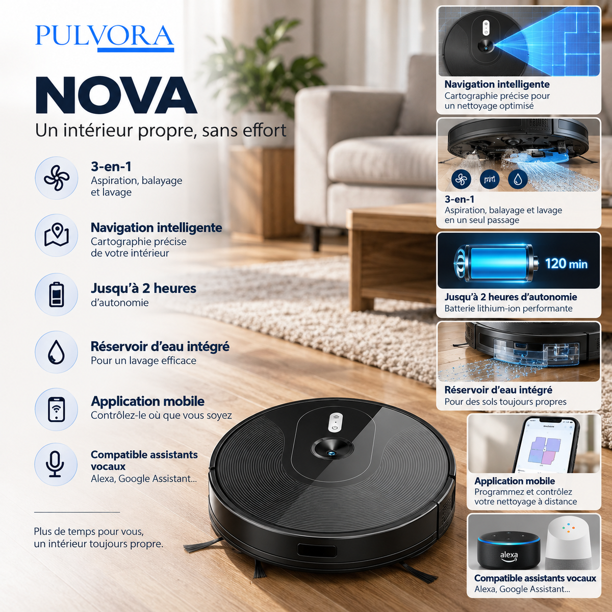 Nova — Robot Aspirateur